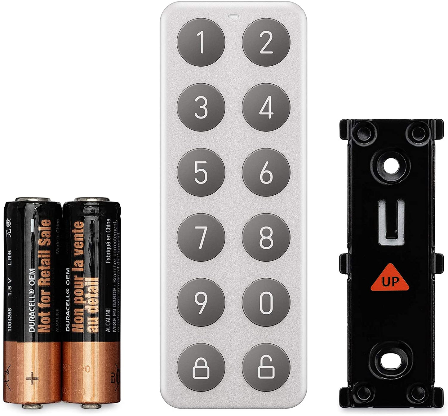 Lock Keypad for Lock | a Completely Wireless Bluetooth Keypad That Allows You to Create, Share, and Use Unique Codes to Unlock Your Lock | Lock Sold Separately, Silver