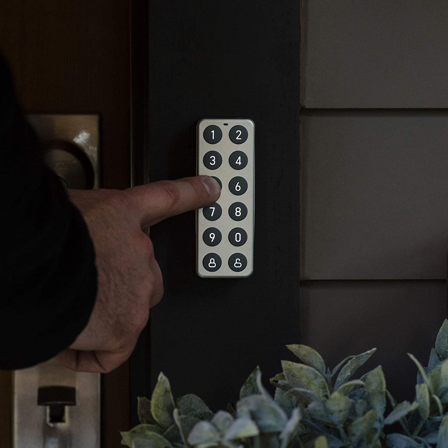 Lock Keypad for Lock | a Completely Wireless Bluetooth Keypad That Allows You to Create, Share, and Use Unique Codes to Unlock Your Lock | Lock Sold Separately, Silver