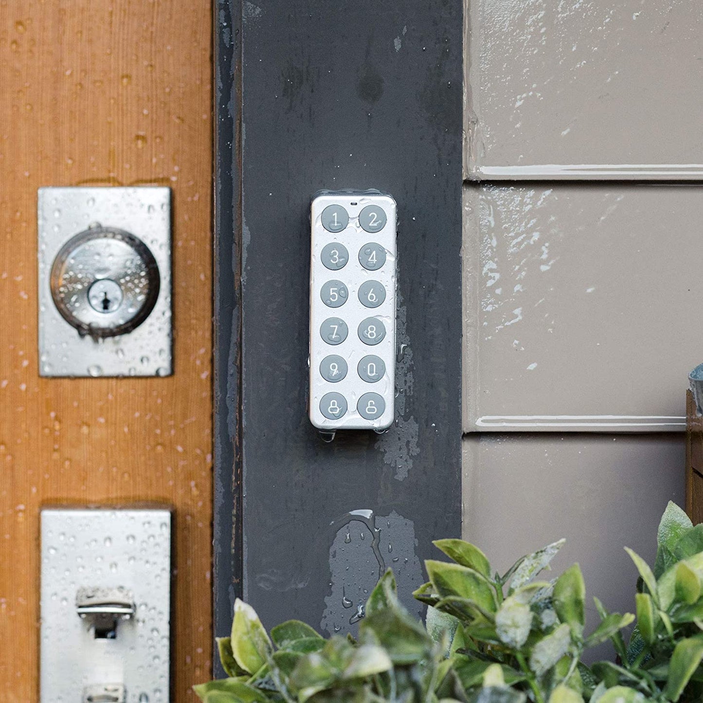 Lock Keypad for Lock | a Completely Wireless Bluetooth Keypad That Allows You to Create, Share, and Use Unique Codes to Unlock Your Lock | Lock Sold Separately, Silver