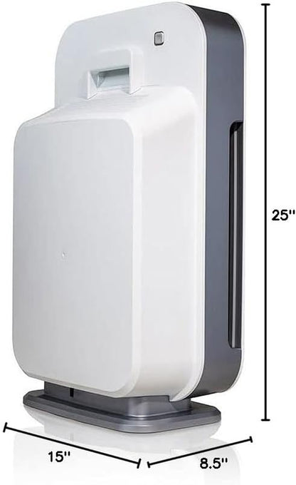 Air Purifier Breathesmart Flex HEPA with Pure Filter | 1400 Sq. Ft | Perfect for Bedrooms & Home Offices - Captures Allergens, Dust, & Mold - White